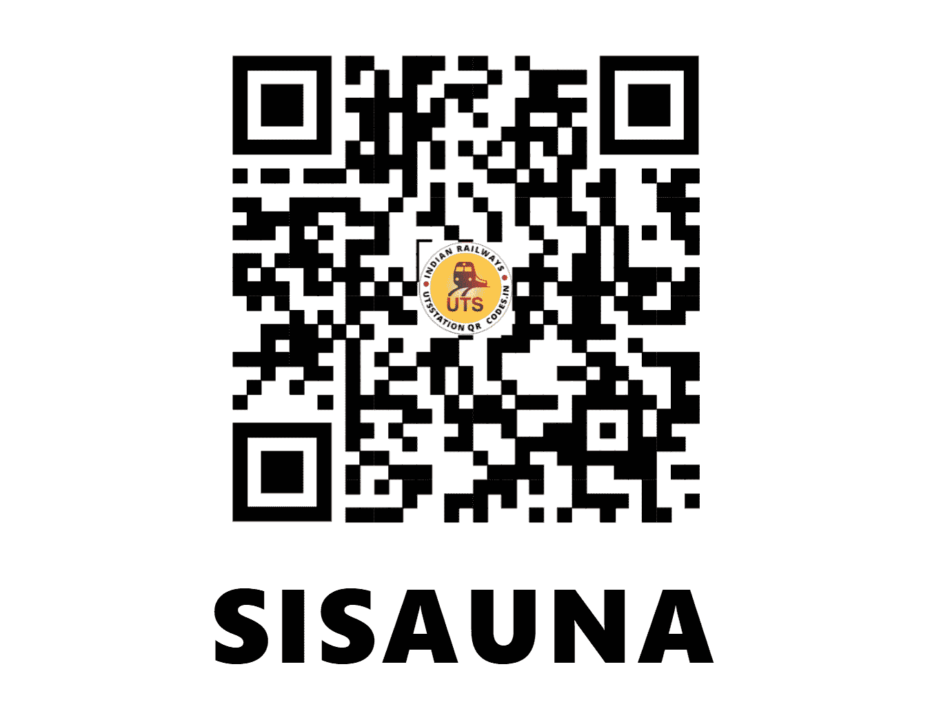 UTS QR Code for SISAUNA - SISN - NR (UTTAR PRADESH)